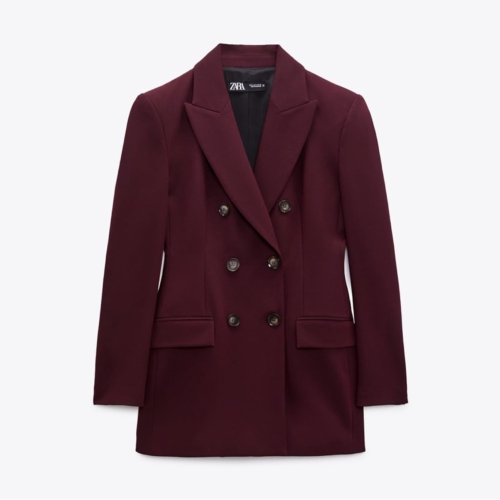 Zara Deep Purple Blazer and Trousers Set - Picture 9 of 11